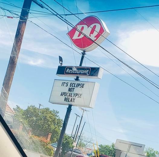 It's eclipse not apocalypse