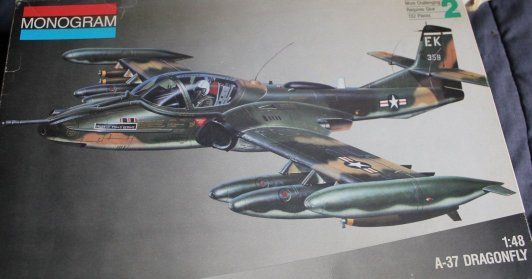 Monogram -37 Dragonfly cover RED505050