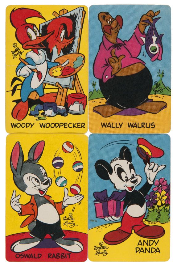 The F2703 Carnation Corn Flakes/ Alber's Cereal Woody Woodpecker's