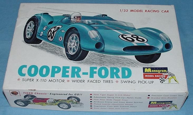 MONOGRAM-132-COOPER-FORD-MODEL-SLOT-CAR-