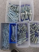 Wedge Bolts Concrete Screw Anchor Zinc Plated