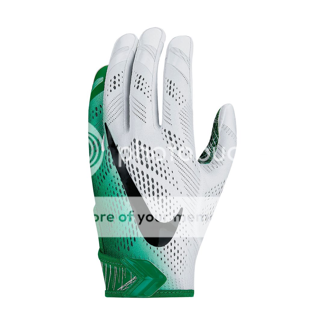 white nike lineman gloves