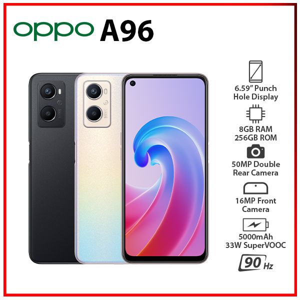 New&Unlocked)OPPO A96 6.59” 8GB+256GB Octa Core Dual SIM New&Unlocked)OPPO A96 6.59” 8GB+256GB Octa Core Dual SIM