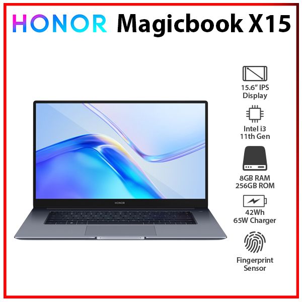 [SC]-HONOR-MagicBook-X15-i3-8+256GB-GRY