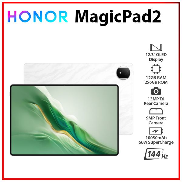 HONOR MagicPad 2 8/256GB ホワイト New Buy HONOR MagicPad2 | Price & Offer | HONOR SA