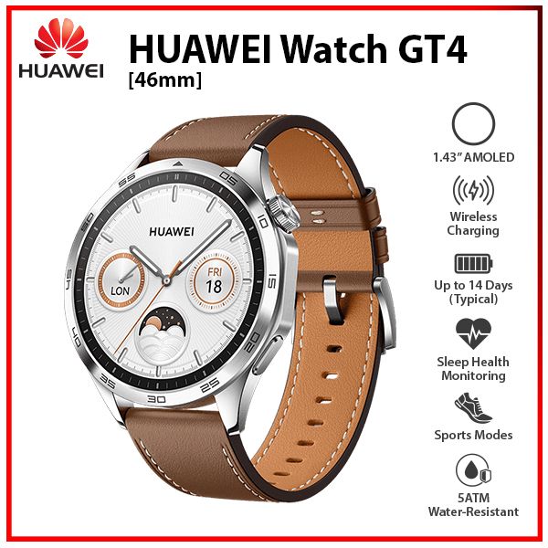 Huawei GT4 46mm, Brown | Hodinky-365.com