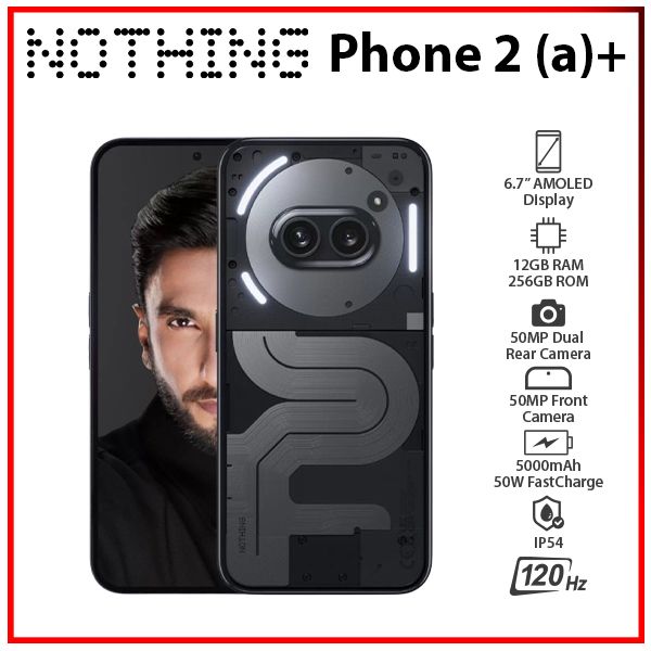 Nothing Phone 2(a) Plus BLACK 12GB+256GB Dual SIM Unlocked