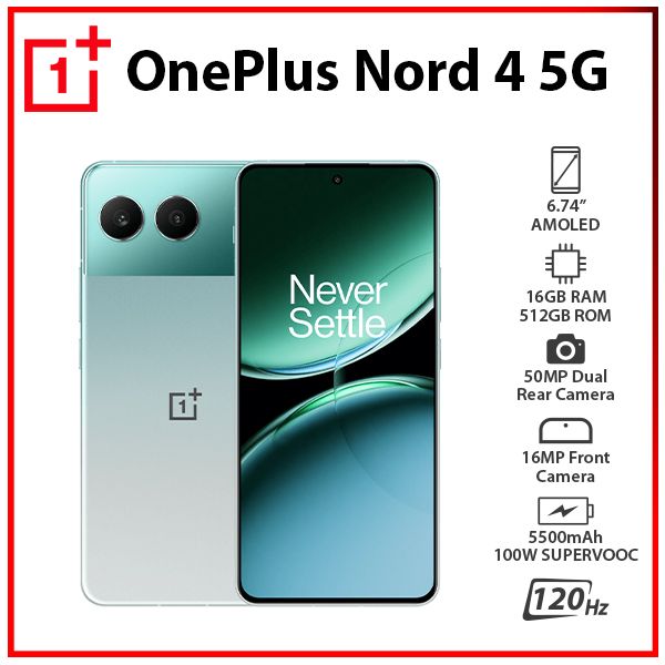 OnePlus Nord 4 5G 16GB+512GB GREEN Dual SIM Android Cell Phone | eBay