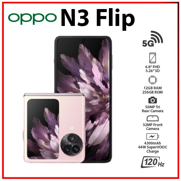 品質は非常に良い Find OPPO N3 SIM Dual Ver. GLOBAL PINK 12GB+256GB 5G Flip スマートフォン本体