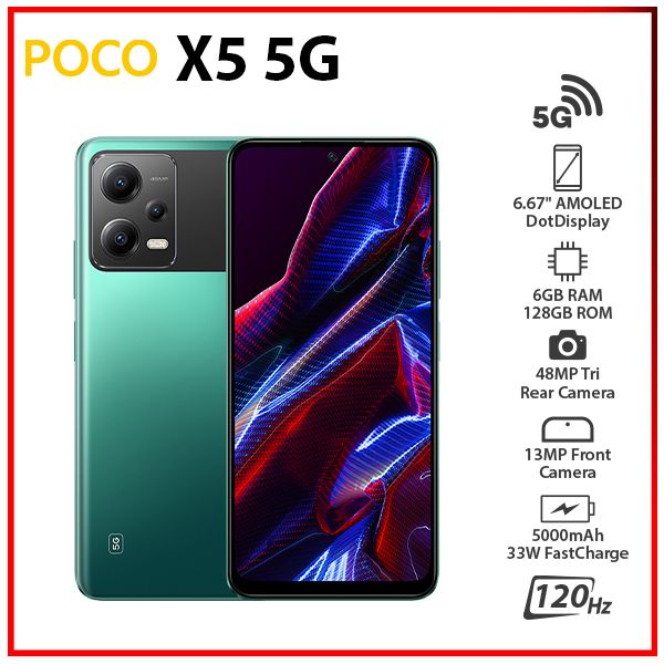 [SC]-POCO-X5-5G-6+128GB-GRN
