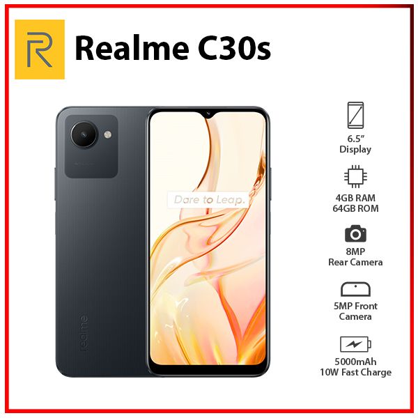 [SC]-REALME-C30s-4+64GB-BLK