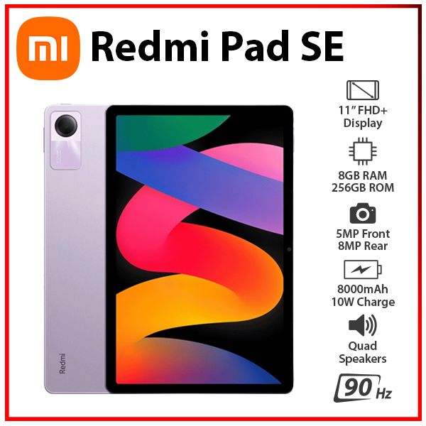 Xiaomi Redmi Pad SE: 8GB RAM, 256GB Storage, India | Ubuy