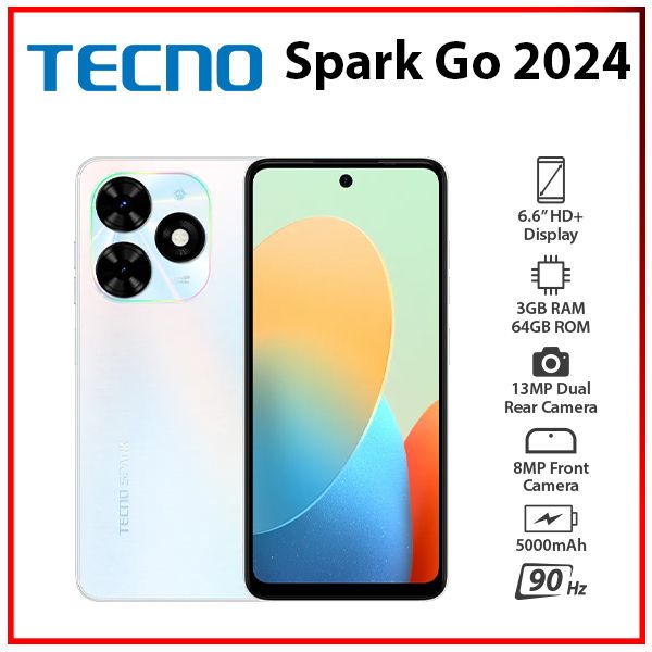 [SC]-TECNO-Spark-Go-2024-3+64GB-WHT