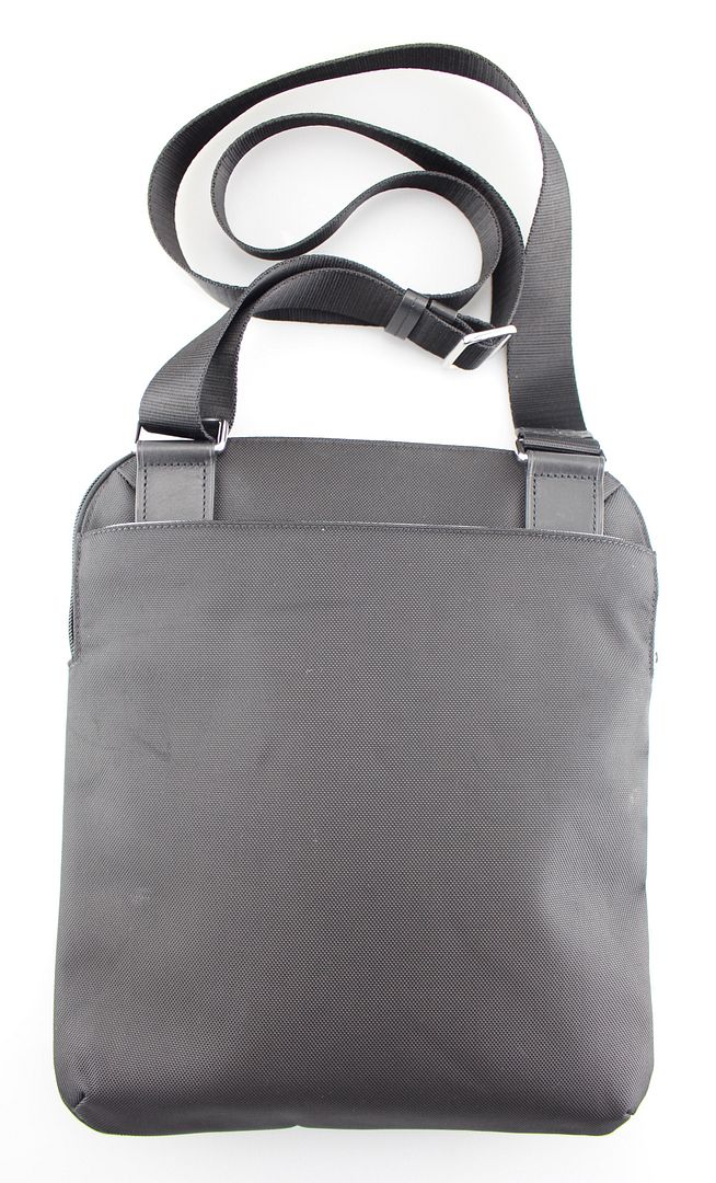 TUMI Arrive 'McCarren' Black / Chrome Zip Top Cross Body