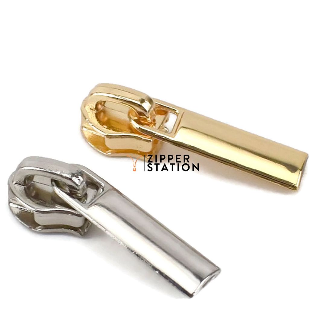 Decorative No3 Zip slides for Nylon Coil Zipper, pulls for continuous