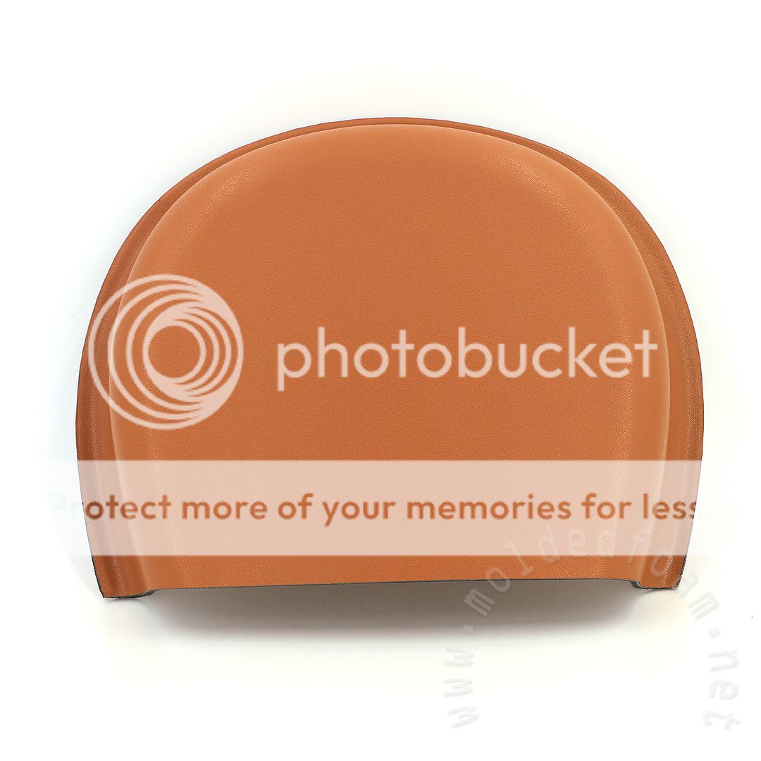 Thermoformed molded EVA foam panel for Cosmtic cases with leather fabric and lining