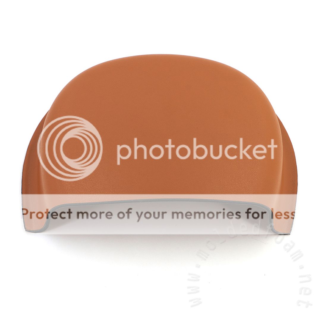 Thermoformed molded EVA foam panel for Cosmtic cases with leather fabric and lining