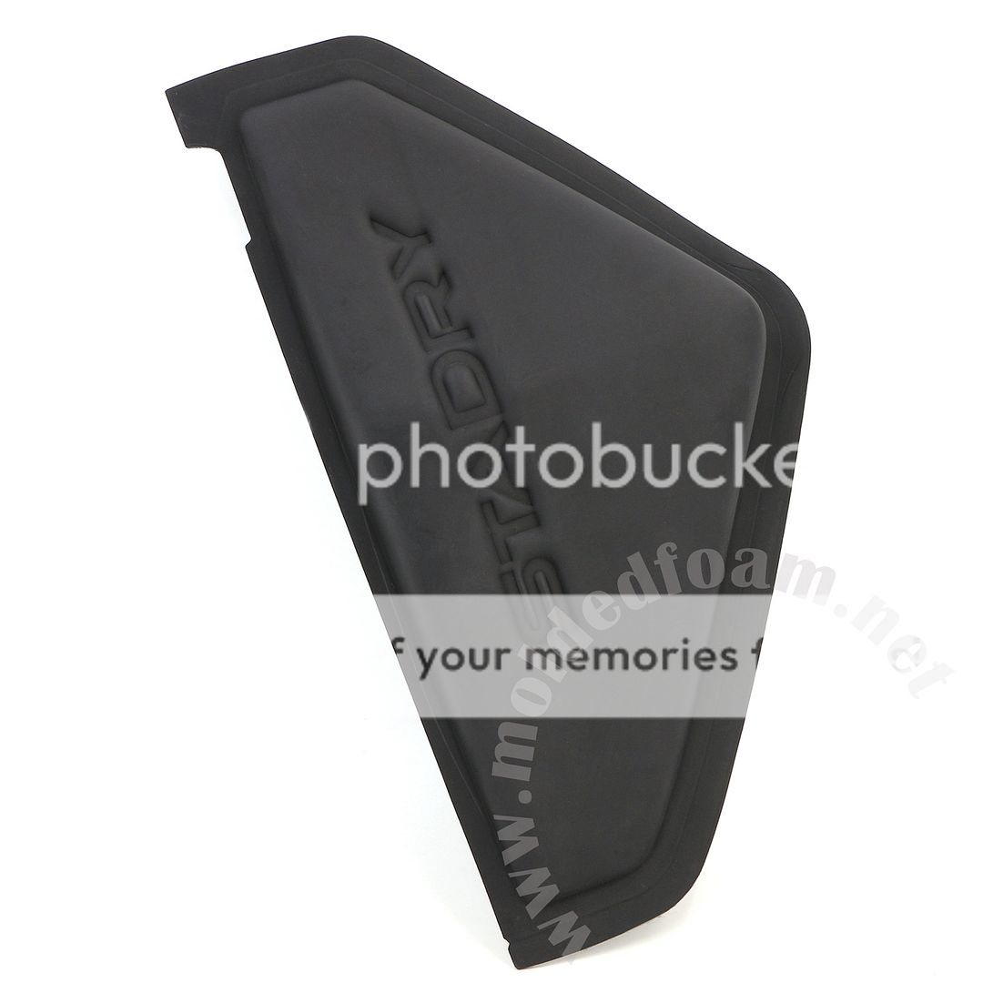 Hot press molding valuables pocket panel for Players 5 StaDry golf bag