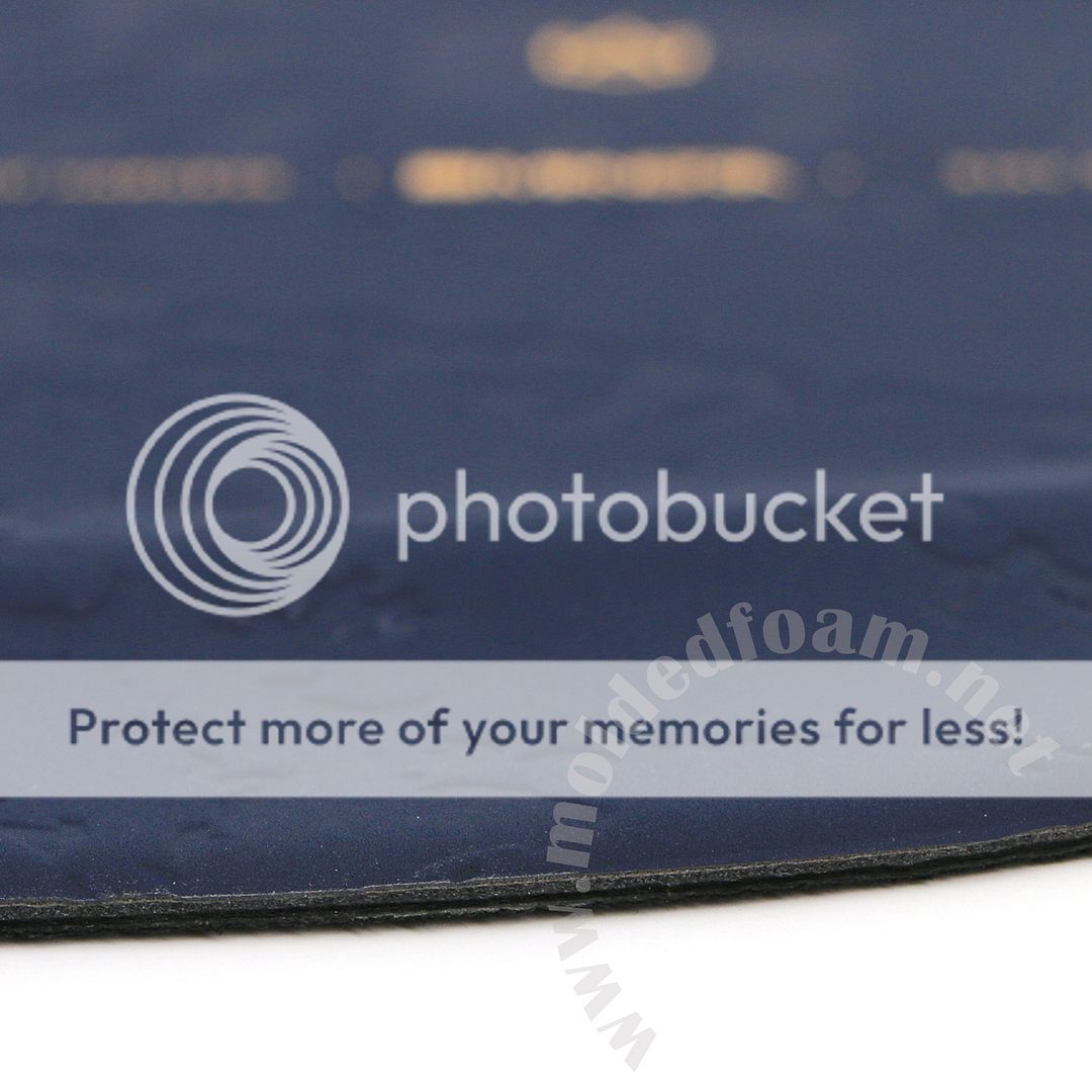 Compression molded low density EVA foam as manera union harness front panel Compression molded low density EVA foam as manera union harness front panel