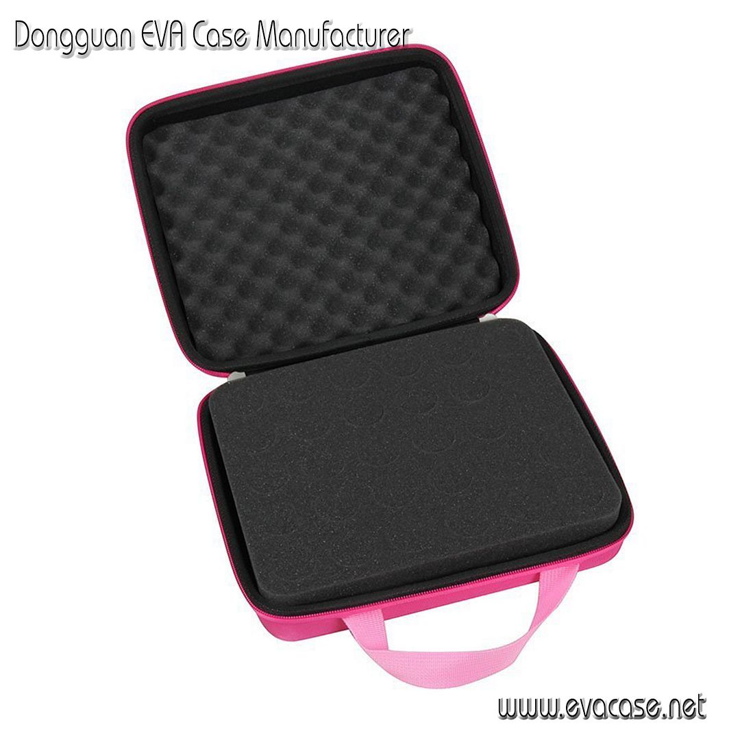 Pink Essential Oil Hard Case inside