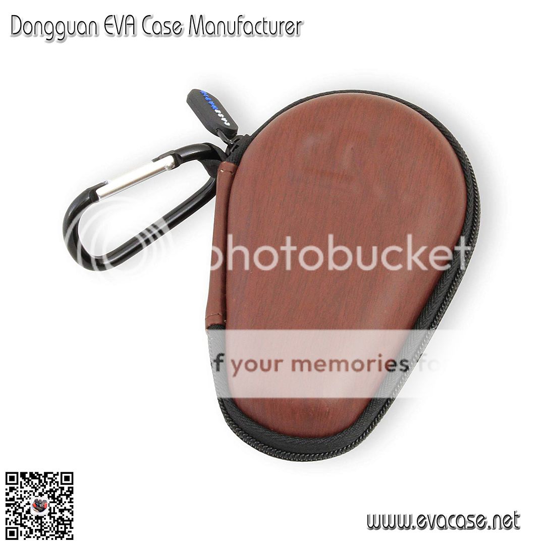 Hard shell EVA inhaler carry case with Wood grain pattern