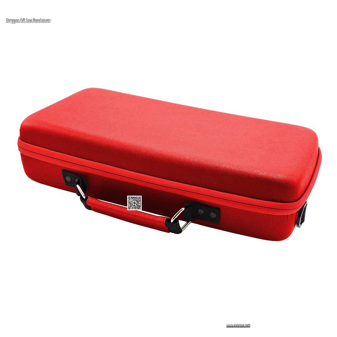 Large EVA carrying Case for Gaming devices in red color