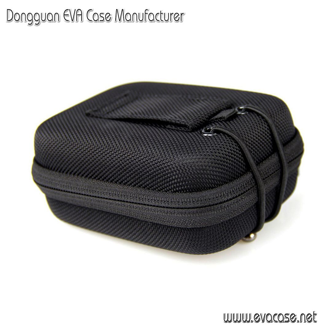 Custom EVA case for golf rangefinder with black waist clip various fabric colors