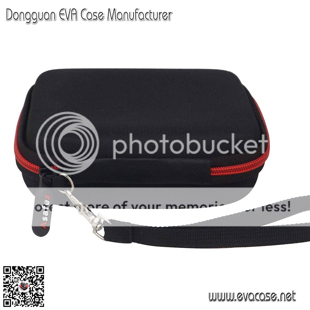 Electronic Passwords Recorder carrying hard Case with red zipper