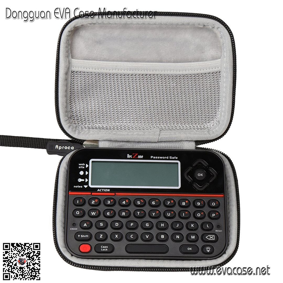 Password Safe Device Travel Case in black color