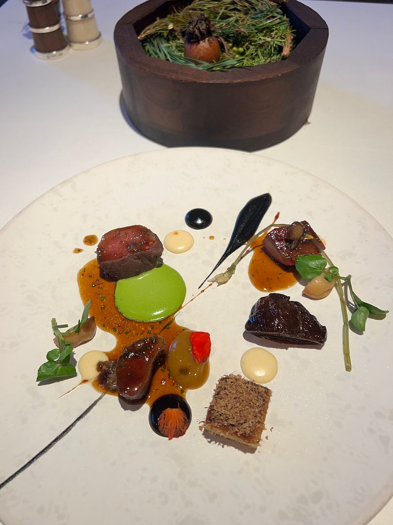 The Ledbury michelin starred dinner