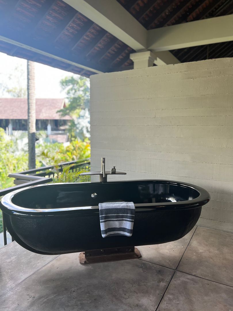 The Slate Phuket balcony bathtub