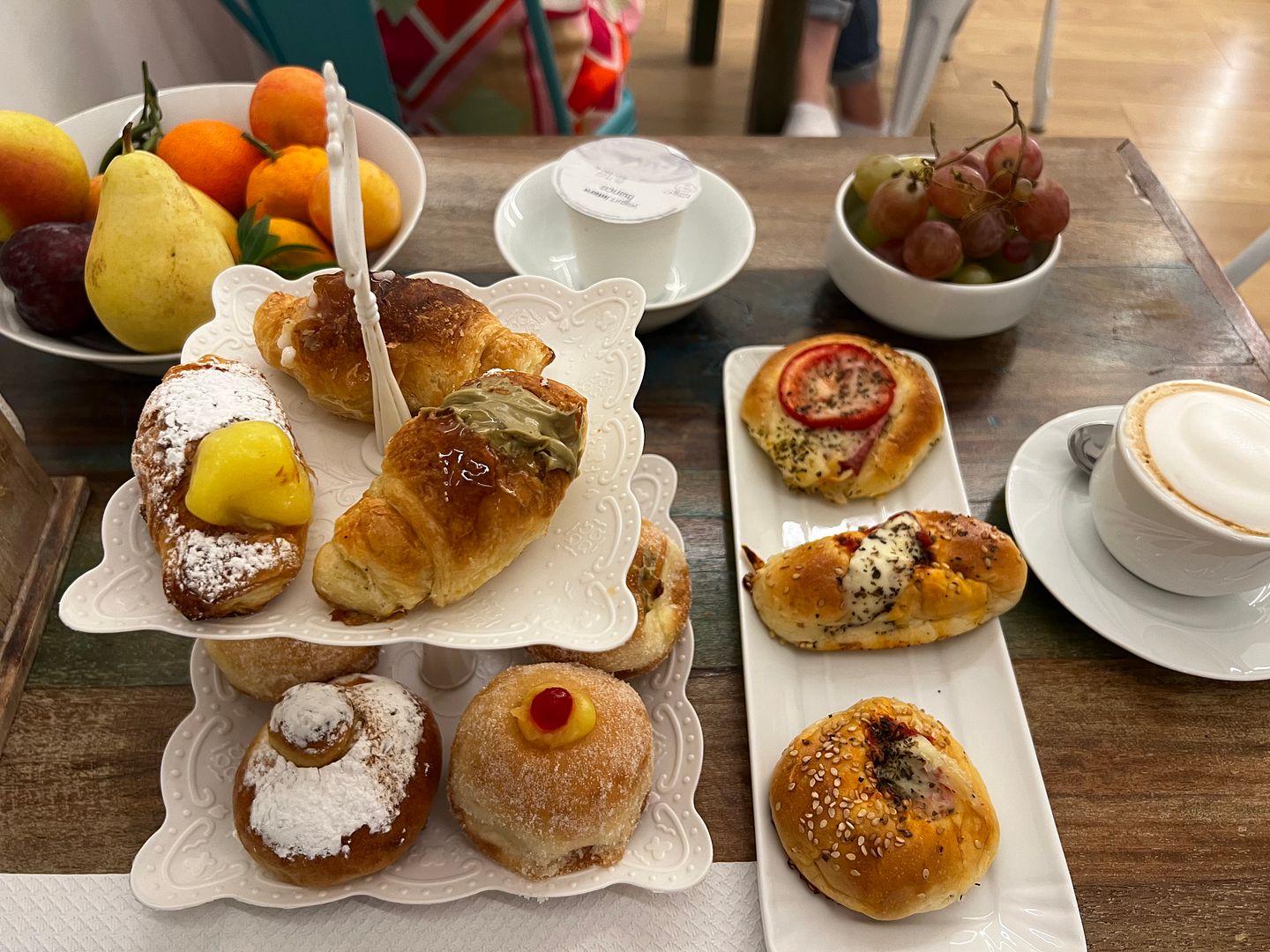 ai tre mercati palermo sicily breakfast spread