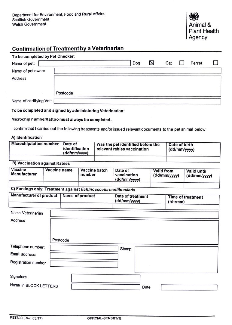 defra dog document