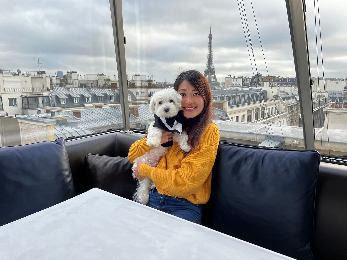 dog friendly michelin starred restaurant paris