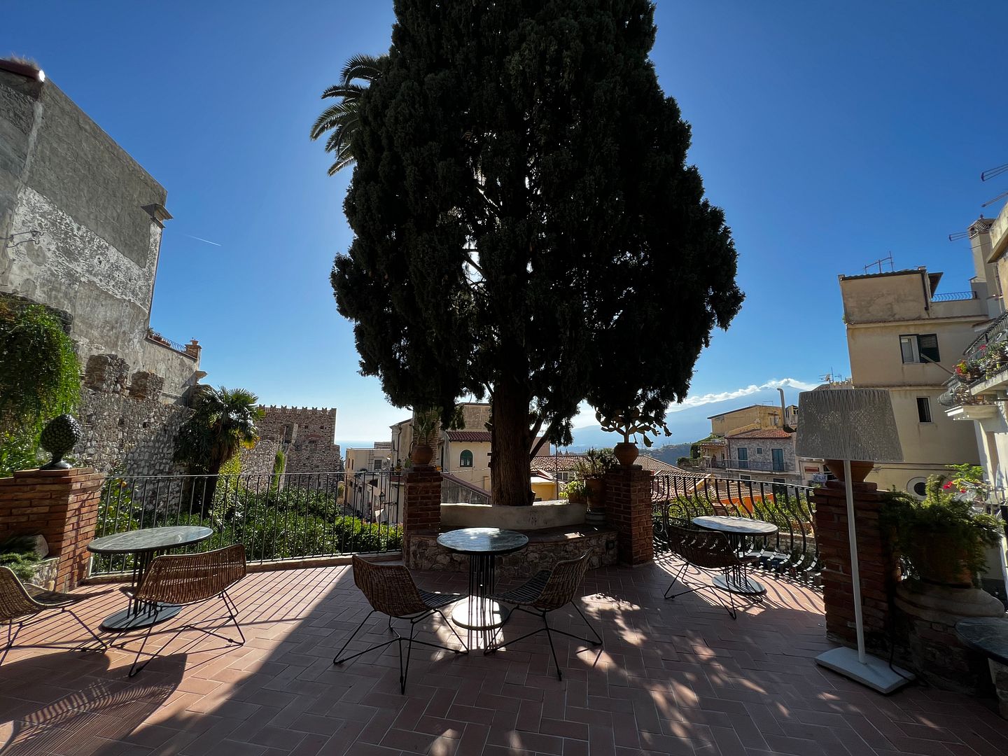 medousa bistrot suites taormina terrace view