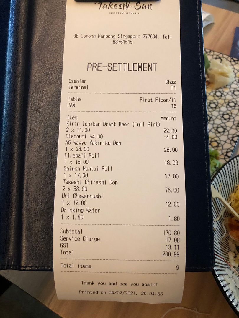 takeshi_san_holland_village_dinner_review