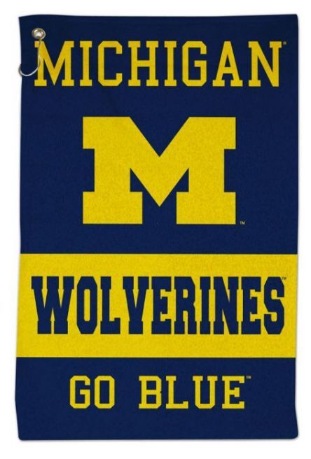 Michigan Wolverines Golf Towel