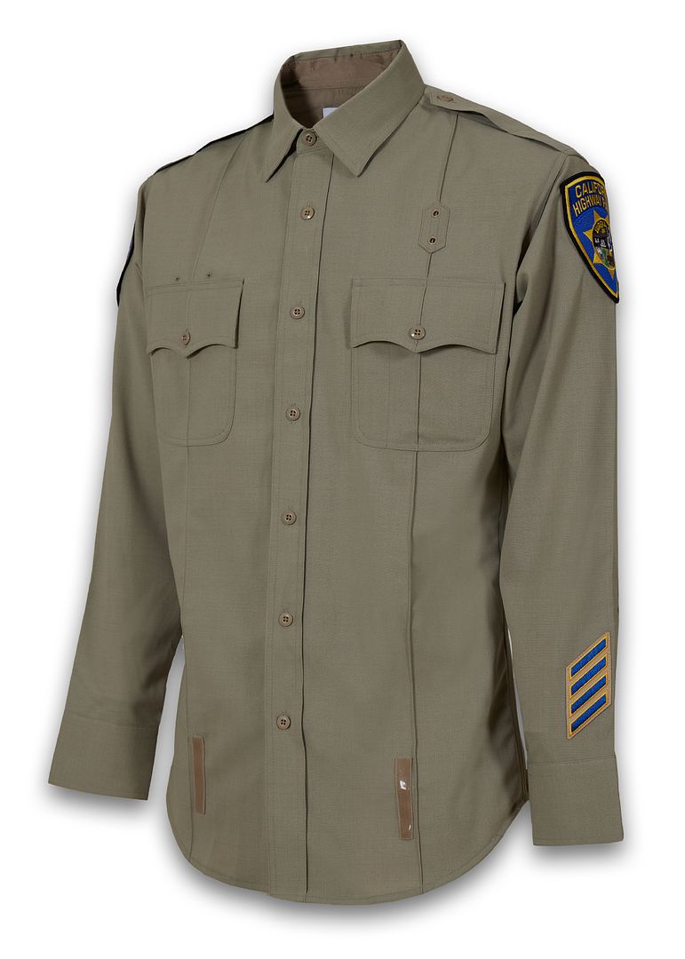 CHP Shirt, Long Sleeve, Poly Wool-
