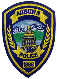 Auburn Police, Shoulder Patch-CUS