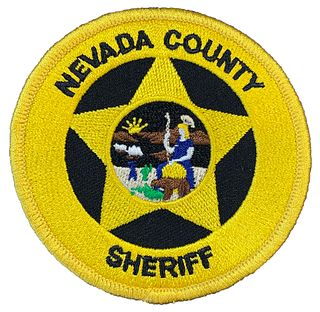 Nevada County Sheriff-Star Patch-CUS