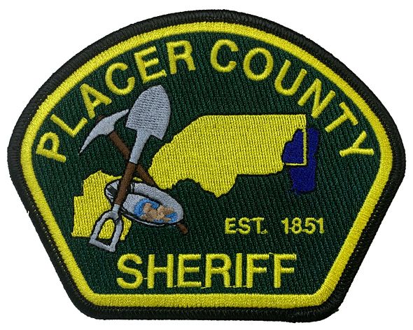 Placer County Sheriff-Shoulder Patch-Customer Provided