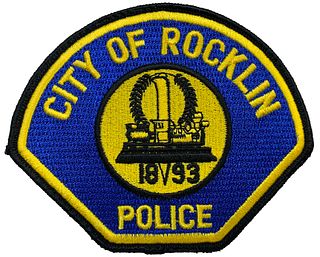 Rocklin Police Shoulder Patch-CUS