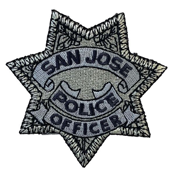 San Jose Police Star Patch-