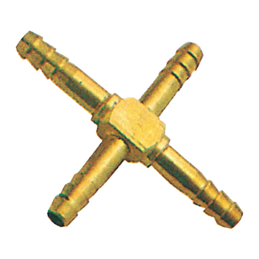 2020-1901 1/4inch ID Brass Equal Hosetail Cross