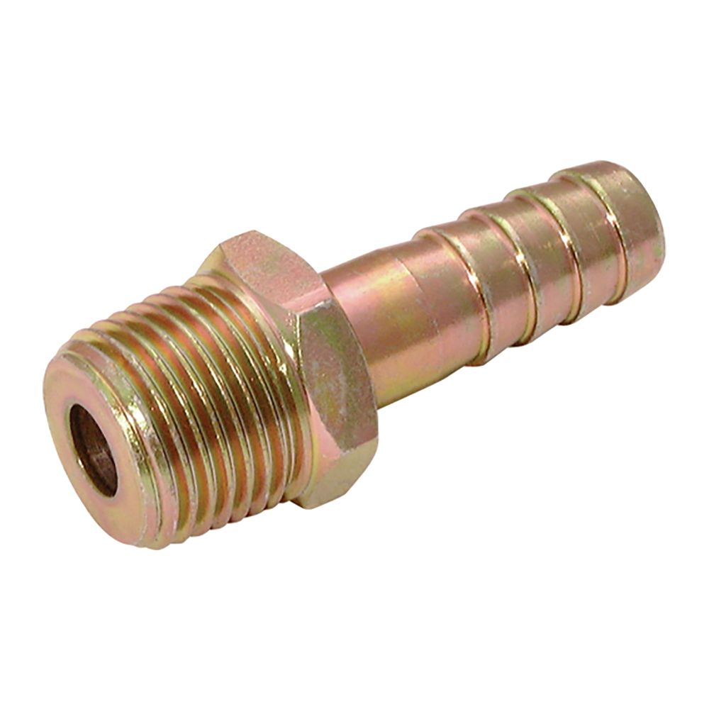 2049-1536 1/4inch BSPT Male X 1/4inch Hose Steel Plated