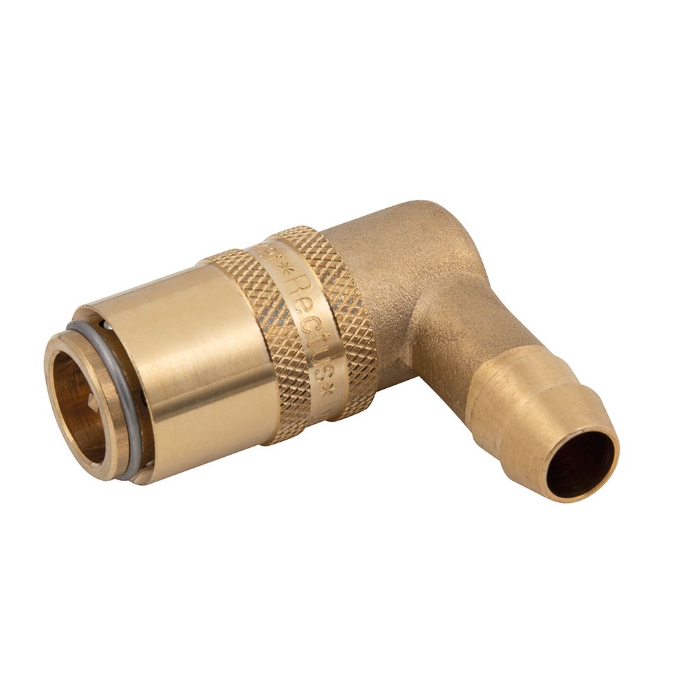 2053-5696 9MM (3/8inch) 90? Hose Tail Valved