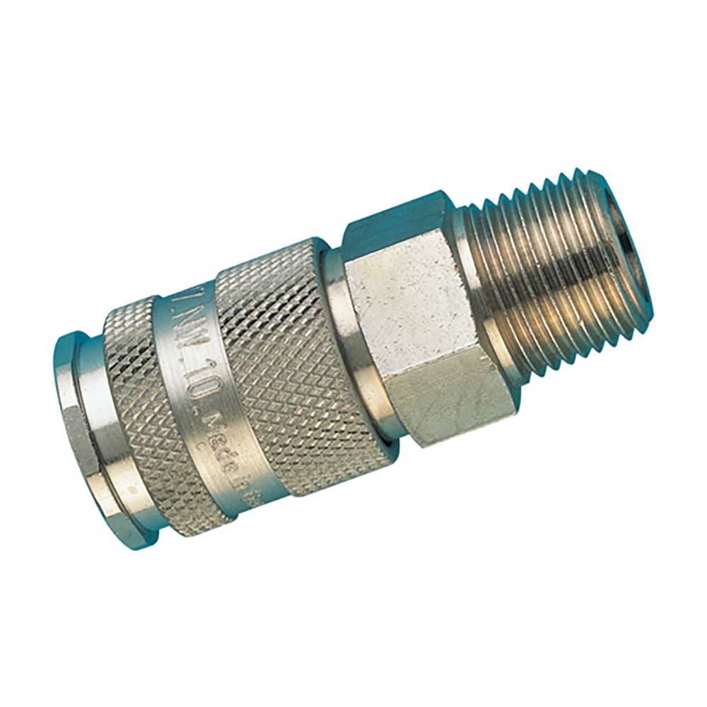 27KAAK13MPN 1/4inch BSPT Male Coupling Nickel Plated