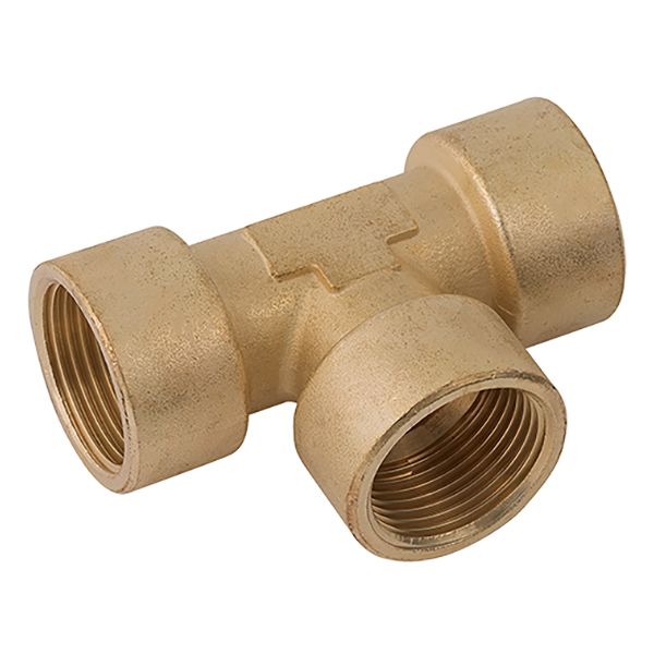 UP8-18 1/8inch BSPT Brass Female Tee Equal