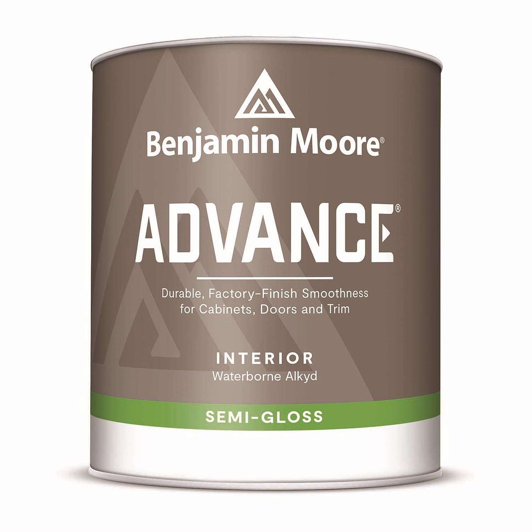 Benjamin Moore Advance Semi-Gloss White Paint Interior 1 qt