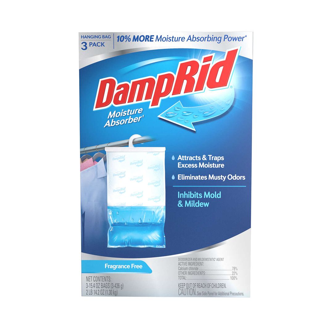 DampRid Hanging Moisture Absorber No Scent 15.4 oz 3 pk